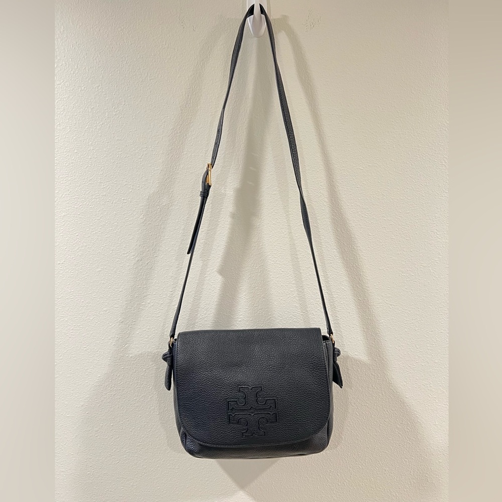 Tory Burch Black Leather Crossbody Bag